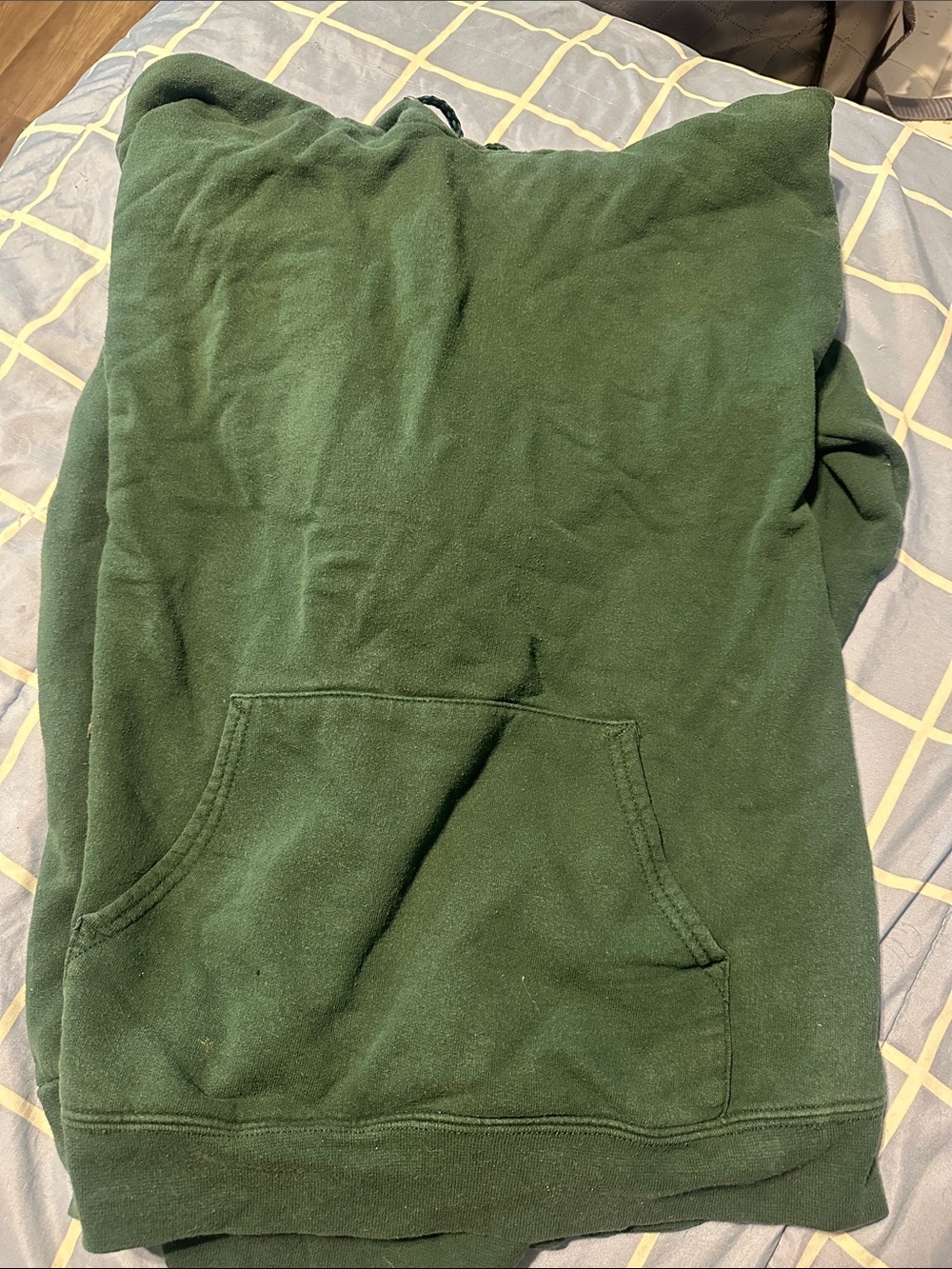 Men's Green Hoodie Sweatshirt - Unbranded